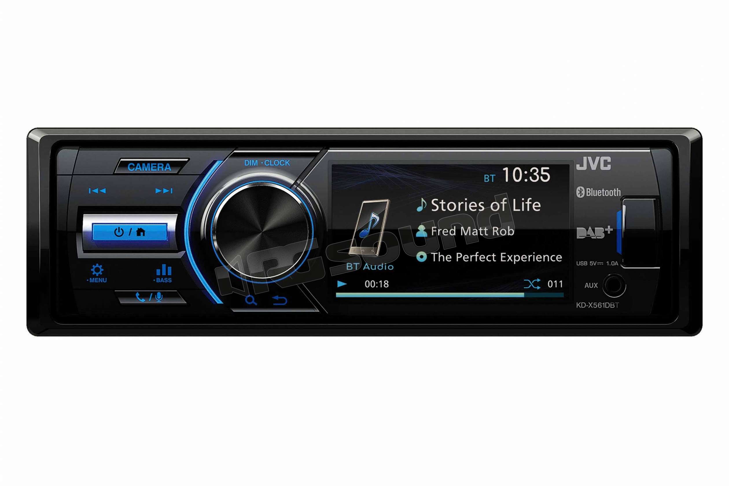 JVC KD X561DBT Autoradio 1 Din E 2 Din Car Stereo Autoradio 1 E 2