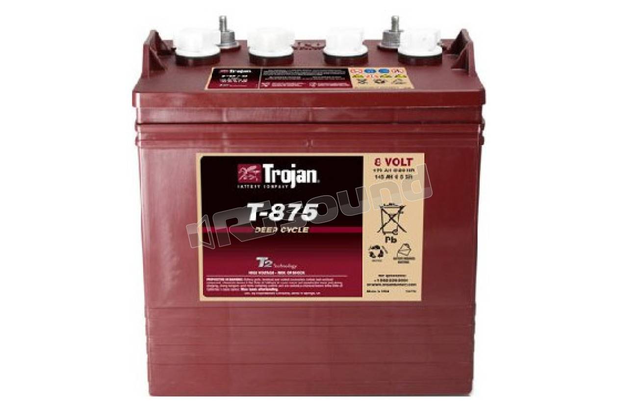 Trojan T 875 8v Deep Cycle Batterie Per Avviamento E Servizi Batte