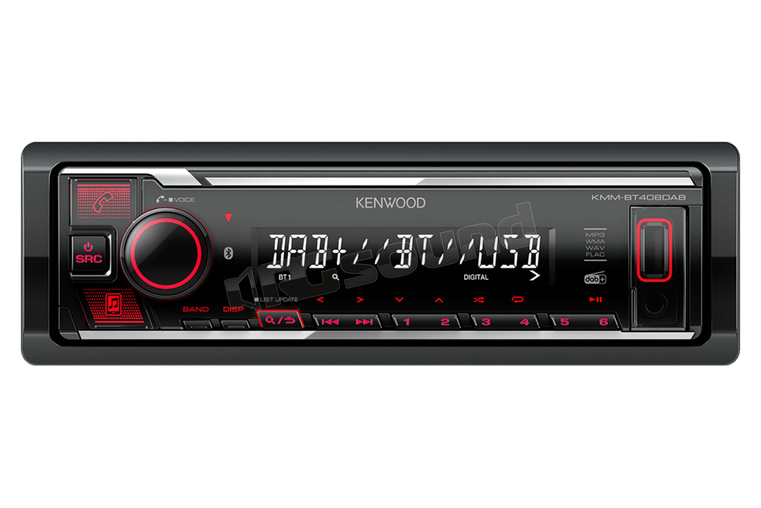 Stereo per auto a din singolo con Bluetooth: in Dash Digital Multimedia  Receiver-Caratteristiche complete/Istruzioni per l'utente