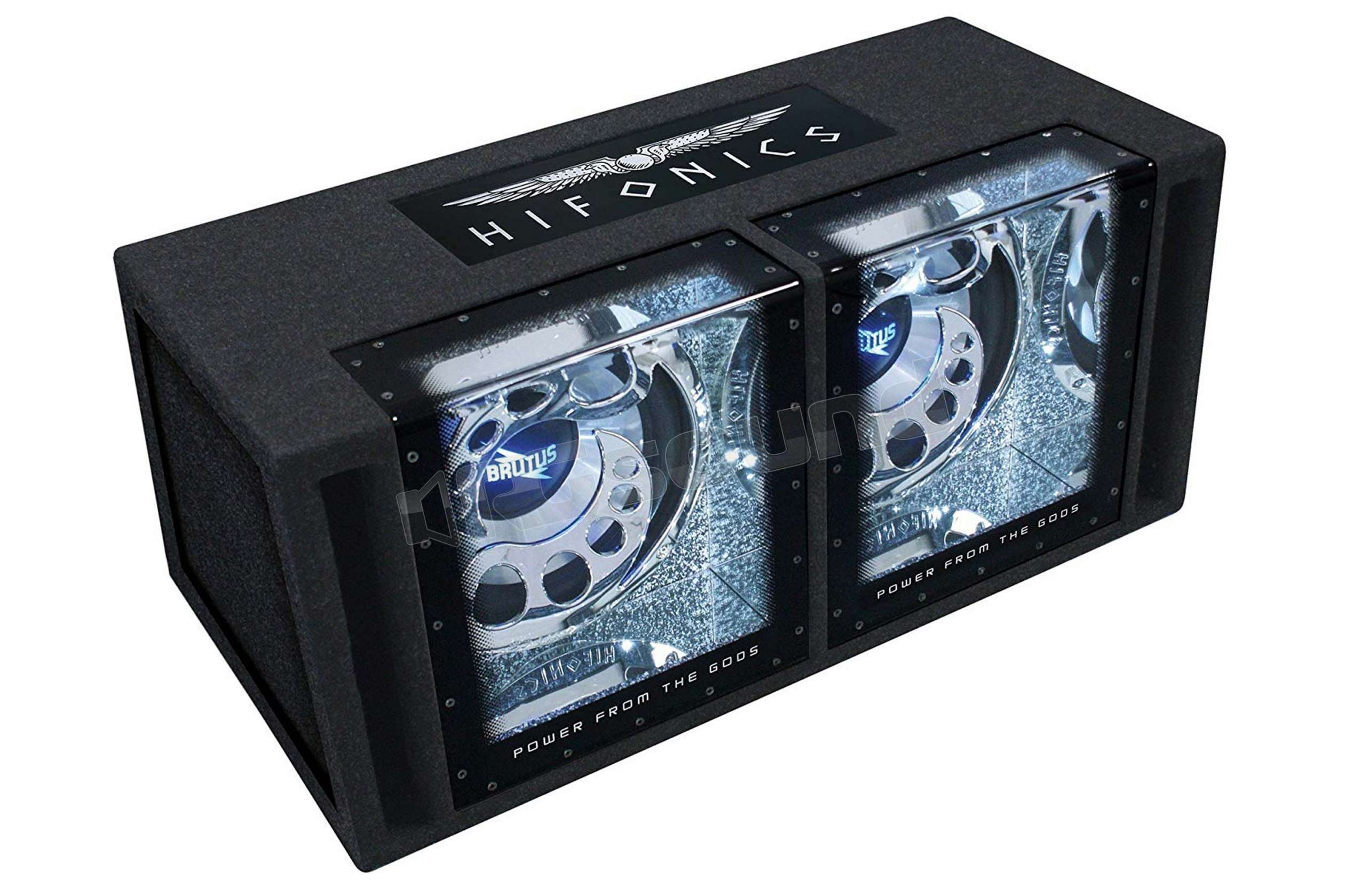 Hifonics BXI12DUAL doppio sub 30cm box passa banda Subwoofer Subwo