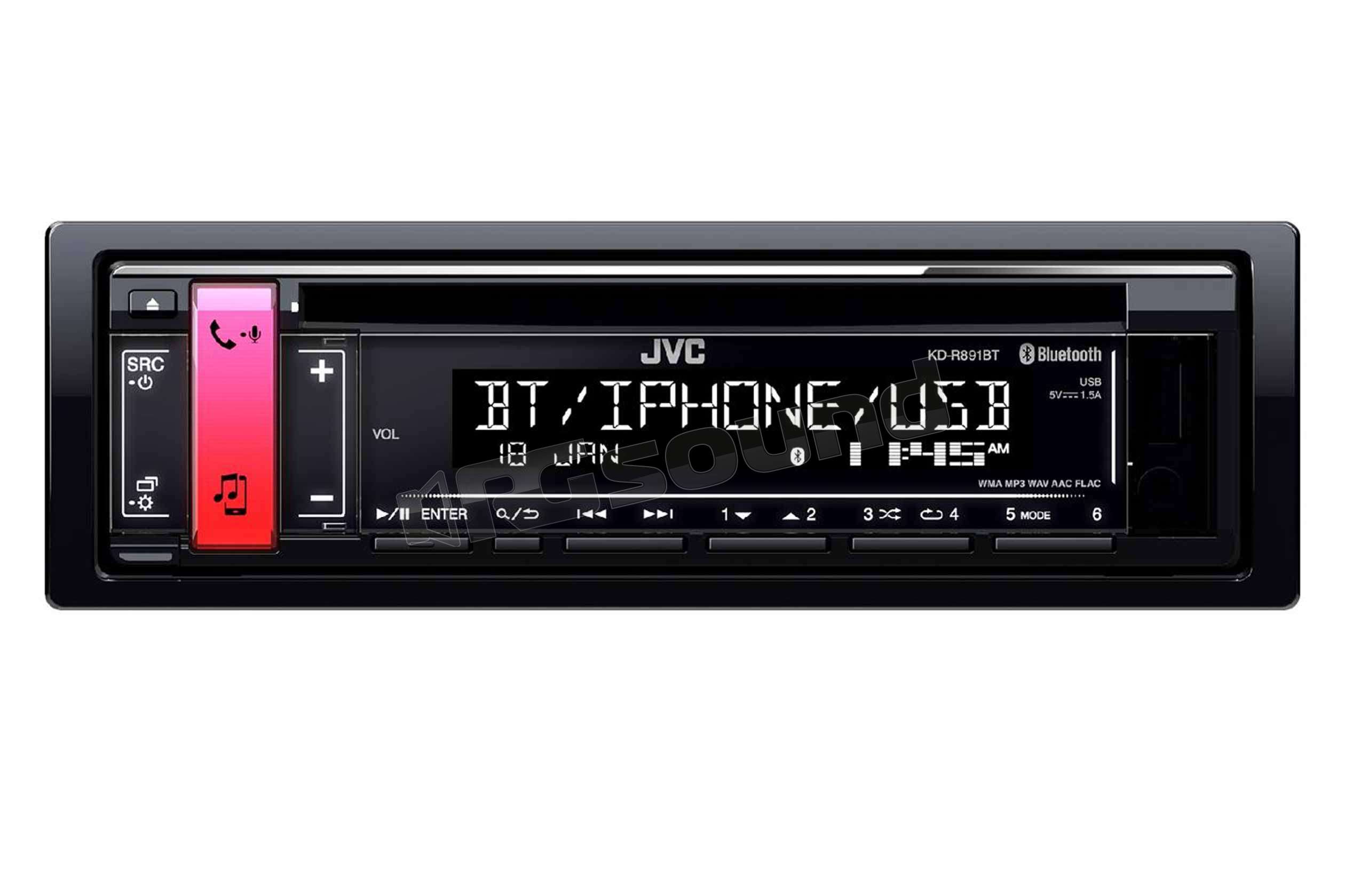 Jvc kd r431 bluetooth как включить