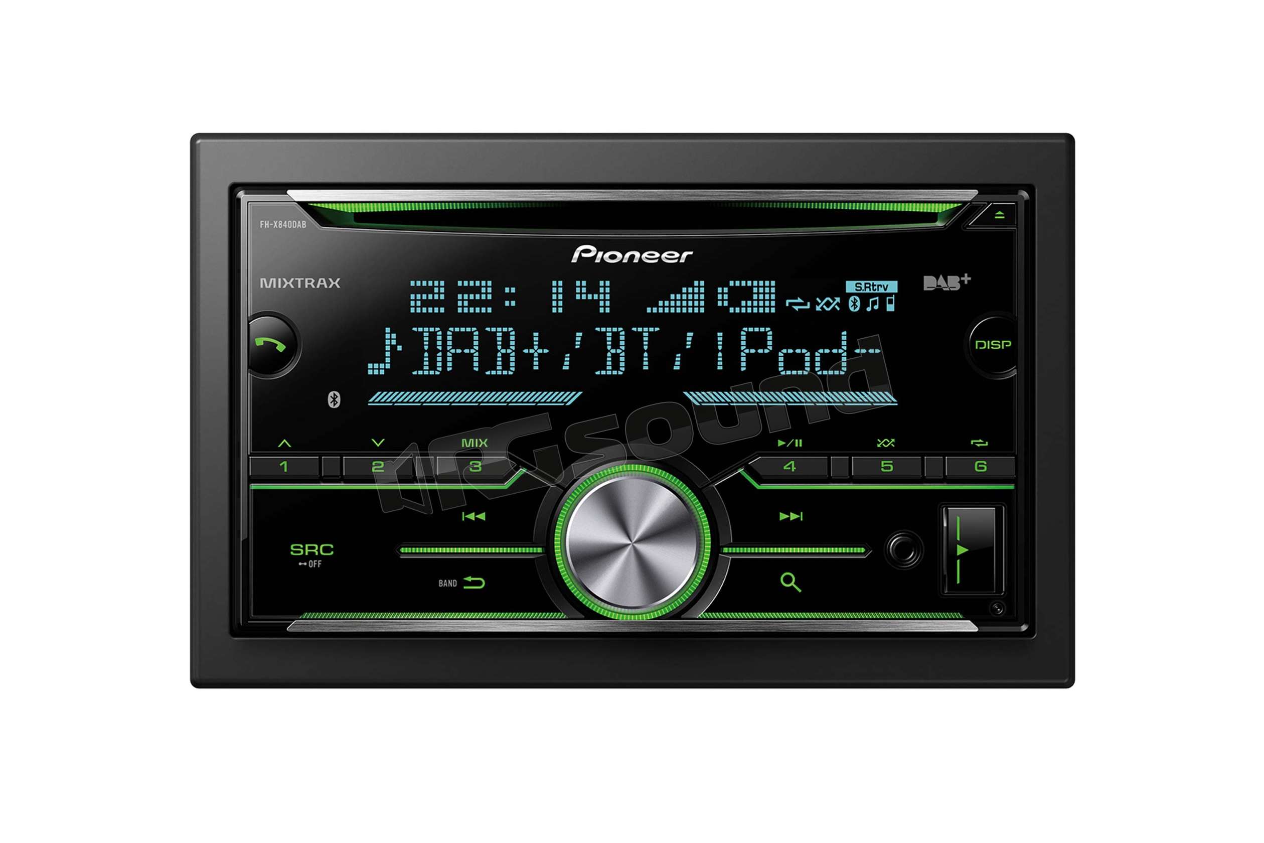 Pioneer FH-X840DAB | Autoradio 1 Din E 2 Din Car Stereo - Autoradio 1