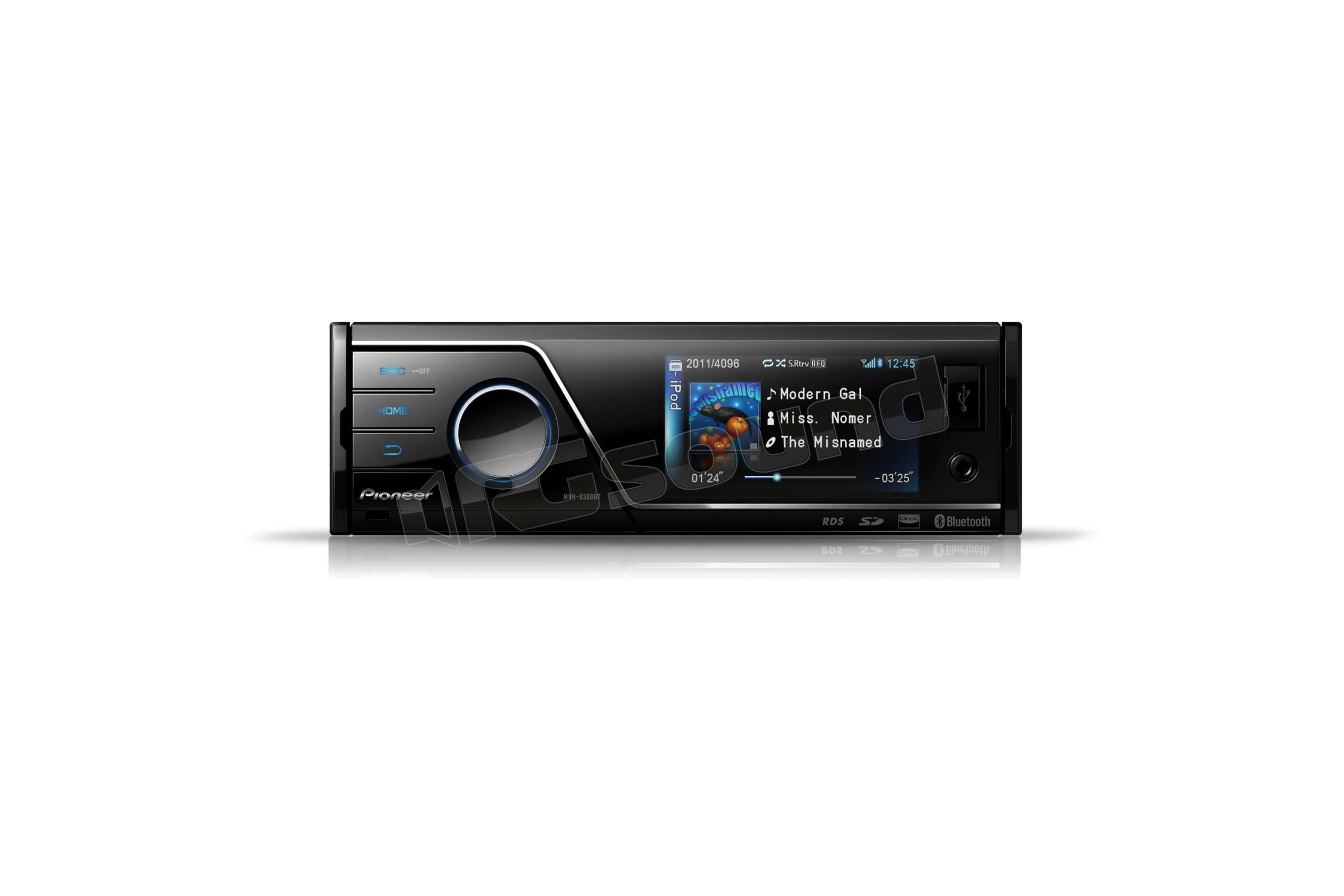 Pioneer mvh 8300bt как слушать музыку через блютуз