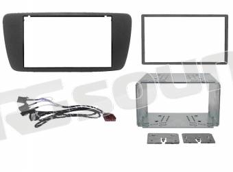 Kit montaggio autoradio 2DIN Fiat Fiorino/Qubo colore nero - Mascherine e  kit di montaggio autoradio - Ultrasuono Service S.r.l.