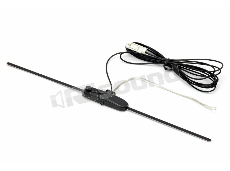 Antenna Stereo per Auto, Antenna FM per Auto Ad Alta Frequenza Antenna per  Autoradio con Base Magnetica Forte per il Miglioramento dei Segnali Radio